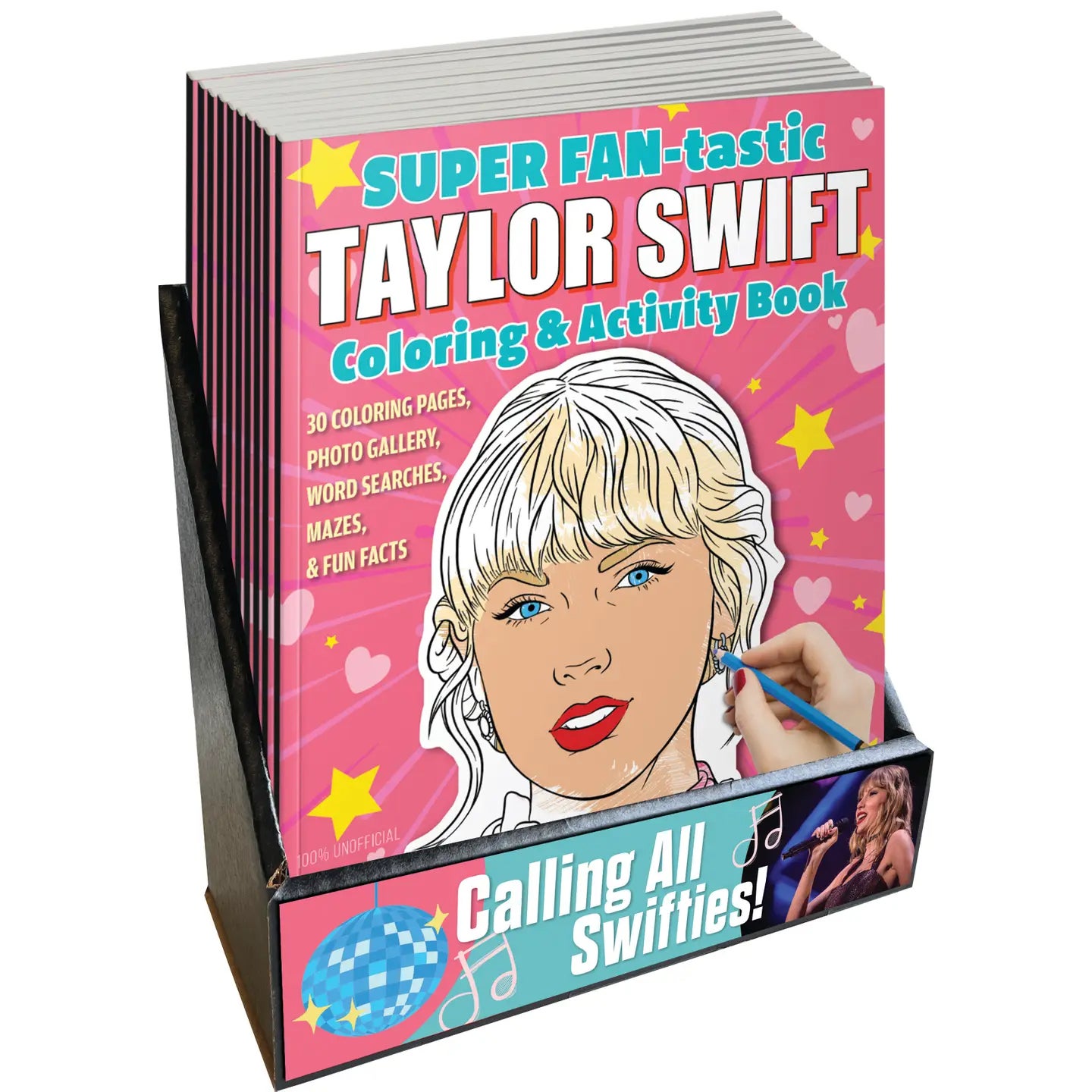 Super Fantastic Taylor Swift Coloring & Activity Book Allora